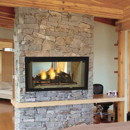Majestic Designer See-Thru 42 Radiant Wood Burning Fireplace - DSR42
