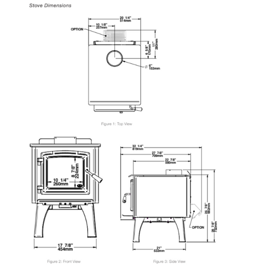 Osburn 950 Wood Stove - OB00950