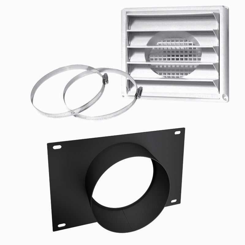 Osburn 5 Inch Diameter Fresh Air Intake Kit for Wood Stove On Pedestal - AC01336