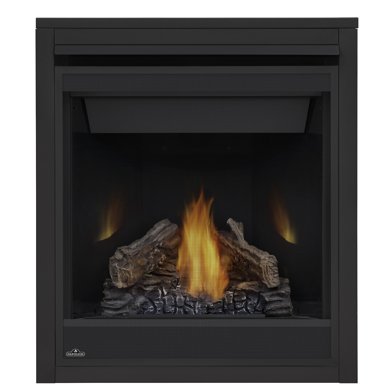 MIRRO-FLAME Heat Radiating Reflective Black Porcelain