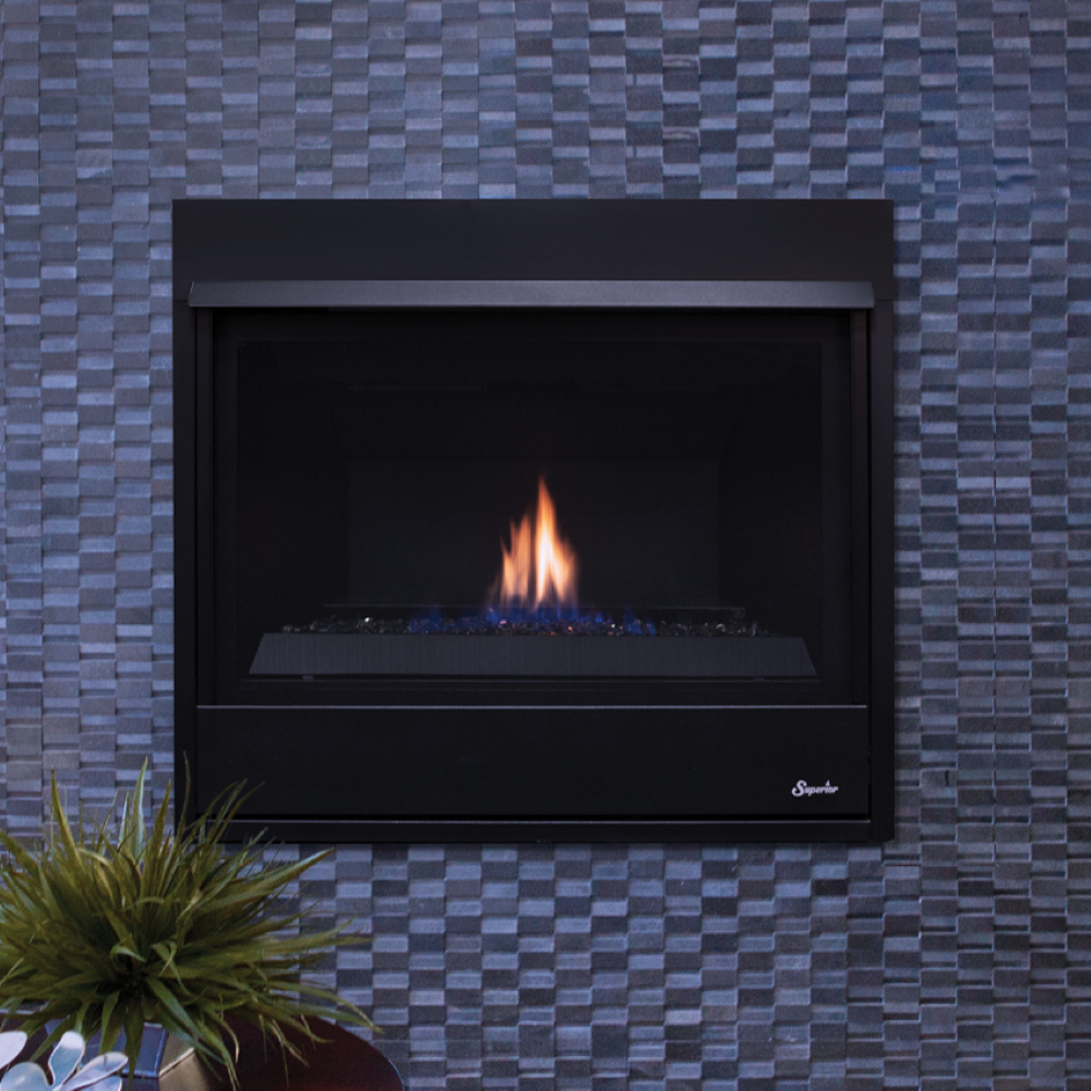 Superior 33 Inch Direct Vent Contemporary Gas Fireplace | DRC2033