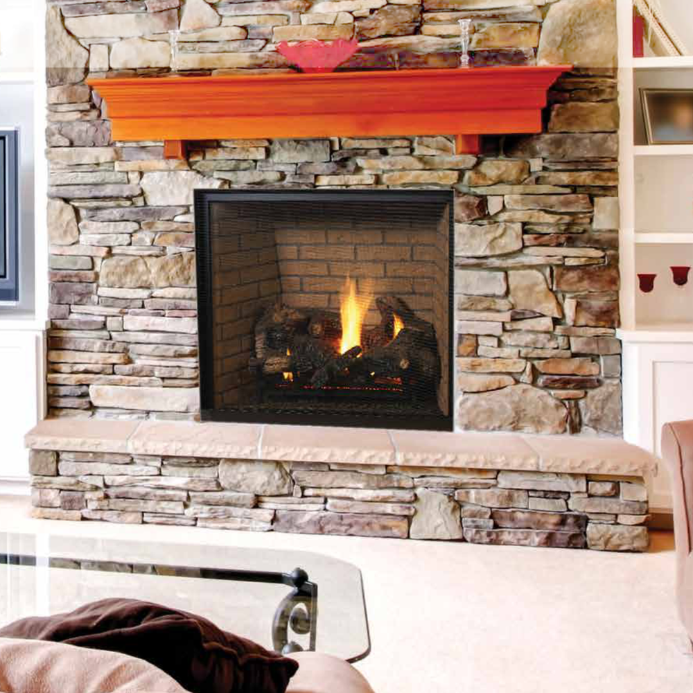 Superior 40 Inch Direct Vent Traditional Gas Fireplace - DRT6340