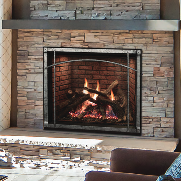 Empire Rushmore 40 Clean Face Direct Vent Gas Fireplace - DVCT40CBP