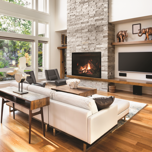 Empire Rushmore 50 Clean Face Direct Vent Gas Fireplace - DVCT50CBP