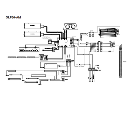 Dimplex Opti-Myst 66 Inch Electric Linear Fireplace - OLF66-AM