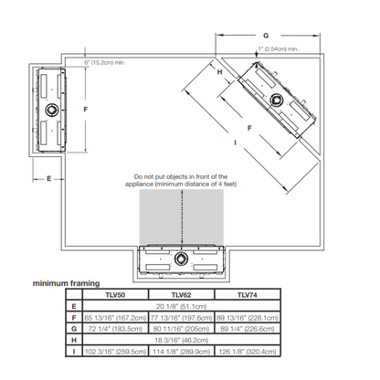 Napoleon Tall Vector 74 Linear Direct-Vent Gas Fireplace - TLV74N