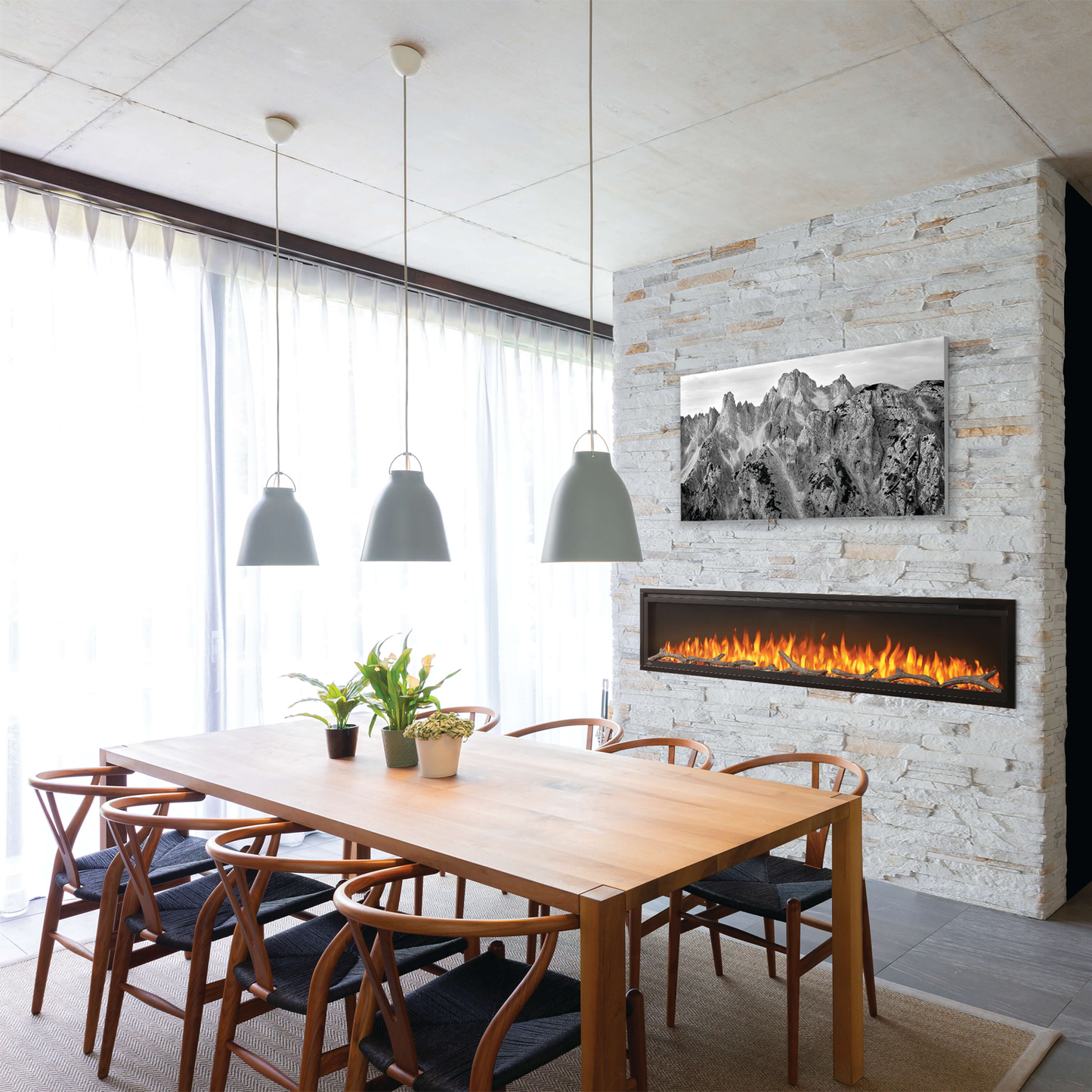 Napoleon Entice 72 Electric Fireplace - NEFL72CFH-1