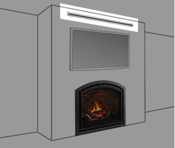 Majestic Passive Heat Vent Trim Kit For Front Discharge - PH-FRTTRIM-42
