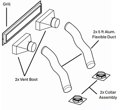 Universal Heat Management System (Front Grill)