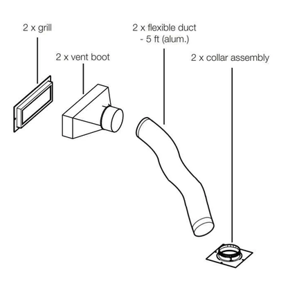 Universal Heat Management System (Side Grill)