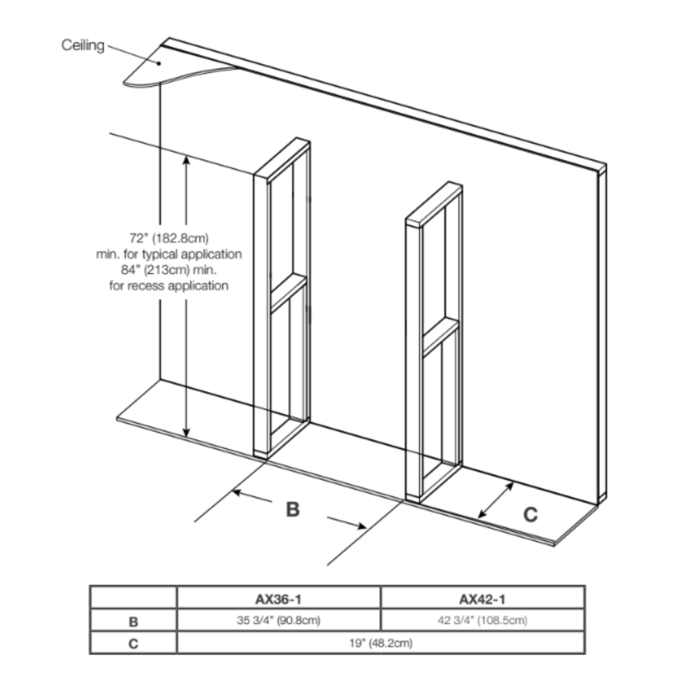 Napoleon Altitude X 42 Direct Vent Gas Fireplace - AX_test_42-1