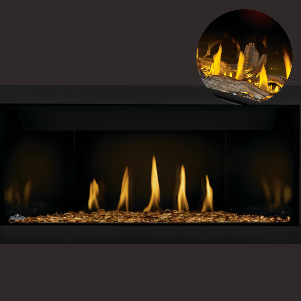 Napoleon Tall Vector 74 Linear Direct-Vent Gas Fireplace - TLV74N