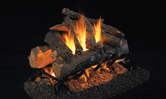 RealFyre 30 Inch American Oak See-Thru Gas Logs