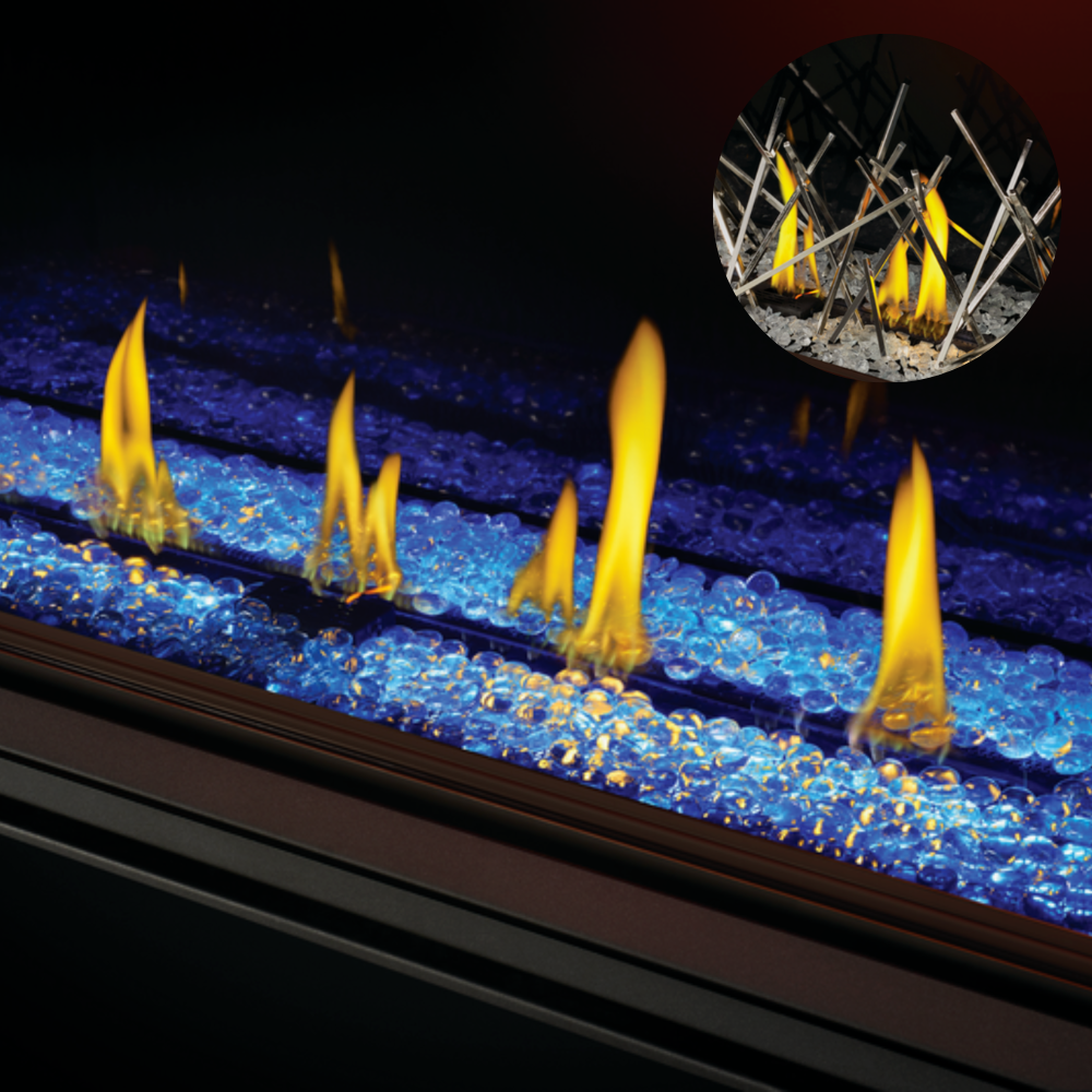 Napoleon Tall Vector 74 Linear Direct-Vent Gas Fireplace - TLV74N