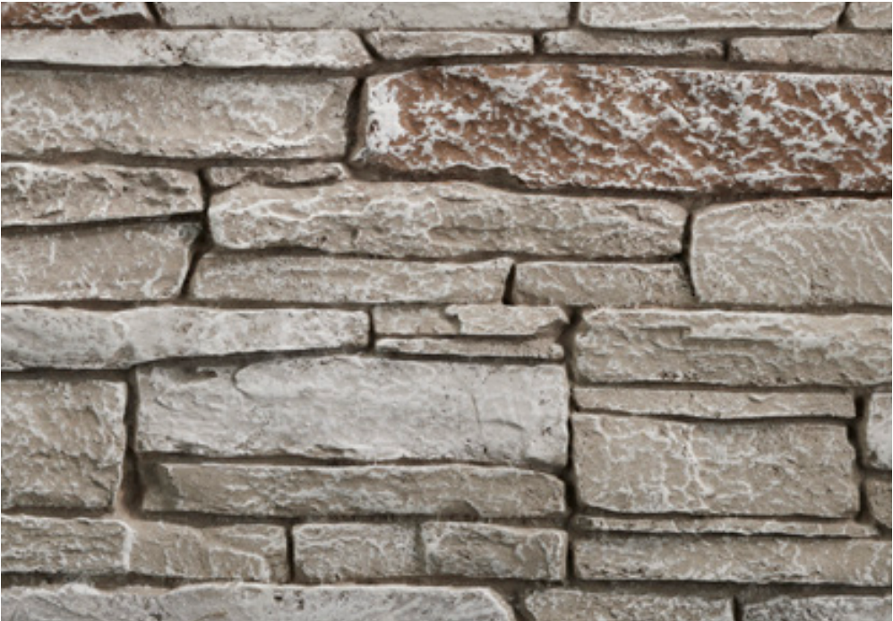 Majestic 36 Inch Castle Stone Brick Platinum Interior Panels - BRICK36MPLCS