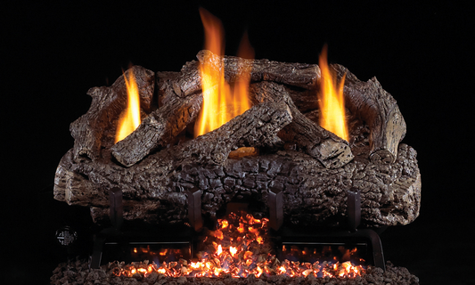 RealFyre Charred Frontier Oak 30 Inch Gas Log Set - CHFR-30