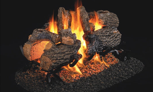 RealFyre 24 Inch Charred Oak See-Thru Gas Logs