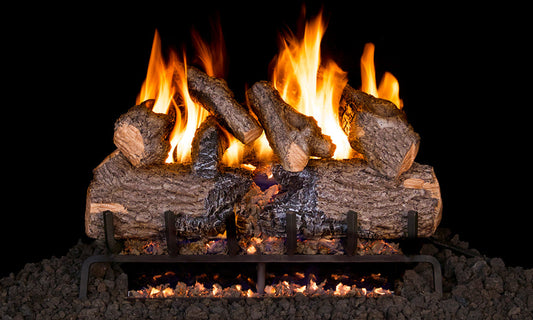 RealFyre Charred Series 24 Inch Charred Oak Gas Log Set