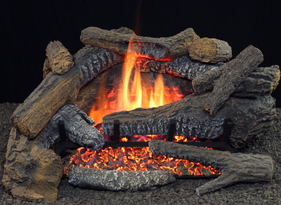 Hargrove 24 Inch Cimarron Timbers Vent Free Gas Log Set With Burner - RGCI24