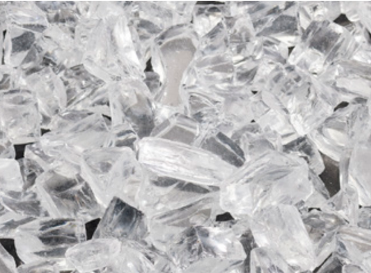 Majestic Crystal Crushed Glass 5lbs - MEDIA-CY