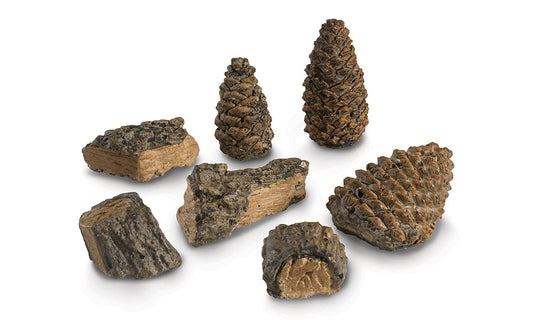 RealFyre Valley Oak Wood Chips and Pine Cones - DP-2-6