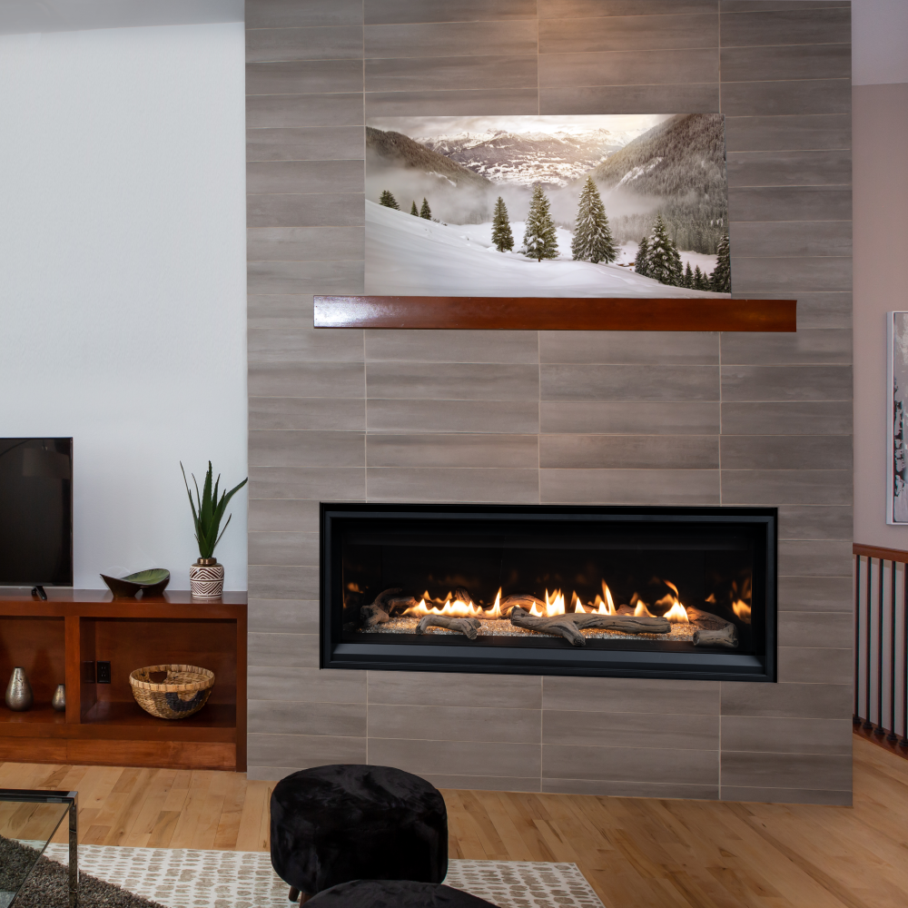 Superior 55 Inch Contemporary Linear DV Gas Fireplace | DRL3555TEN