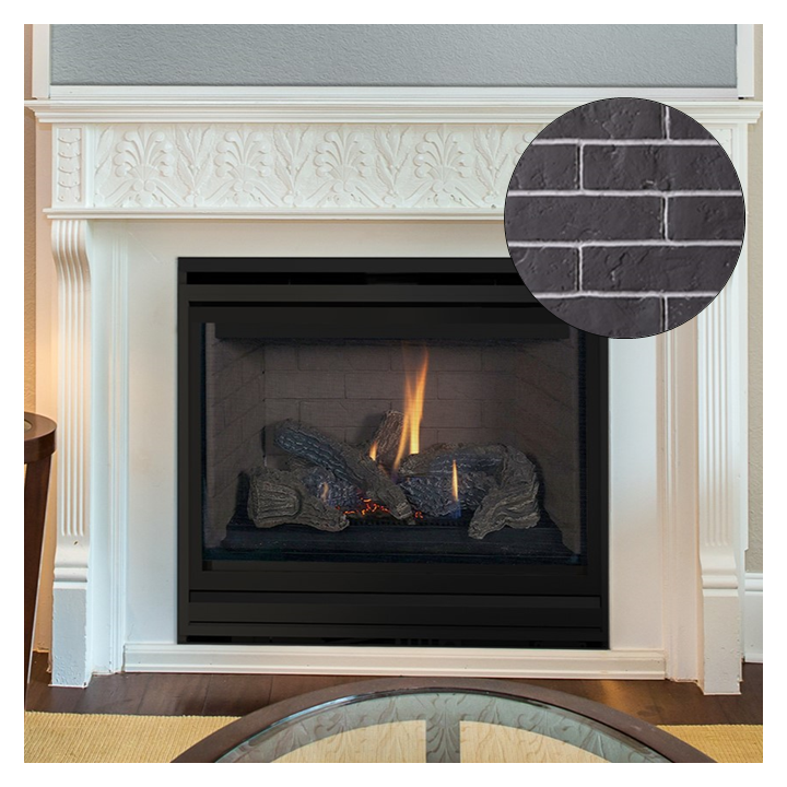 Superior 45 Inch Traditional Top or Rear Direct-Vent Gas Fireplace - DRT2045