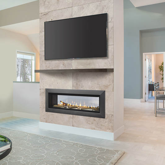 Majestic Echelon II 36 Inch See Through Linear Direct Vent Gas Fireplace - ECHEL36STIN-C
