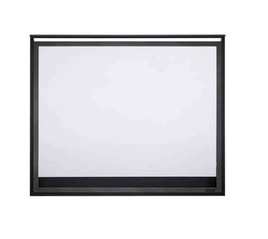 Majestic 36 Inch Gun Metal Ensemble Overlap Front with ClearVue Mesh - ENSEMBLE36GM