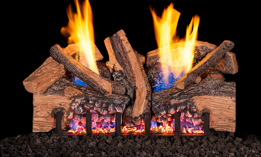 RealFyre Foothill Split oak 18 Inch Gas Log Set - FTSO-18