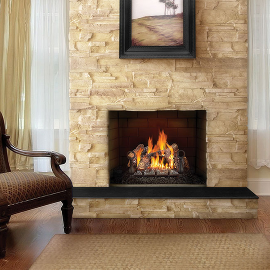 Napoleon Fiberglow 24 Inch Gas Log Set with Burner - GL24NE
