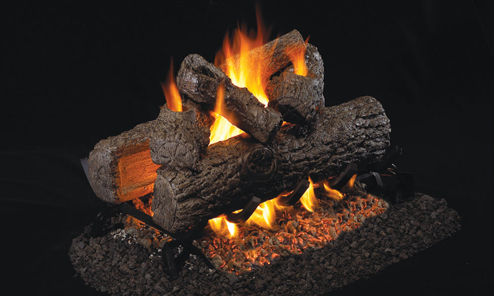 RealFyre 24 Inch G45 Series See-Thru Vented Gas Log Set with IPI Ignition - G45-2-24-02