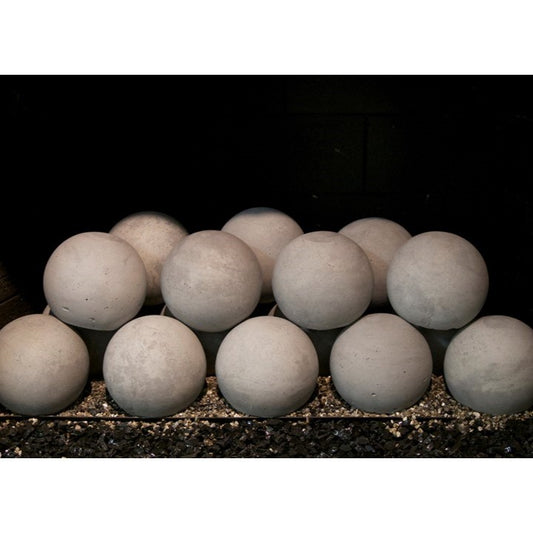 RealFyre 30 Inch 4 Inch Graystone Spheres Kit for P45 Burner - FS4-30-GS