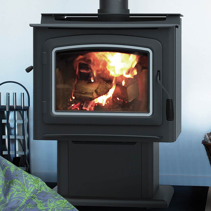 Iron Strike Grandview 300 Wood Burning Stove - GV300GL