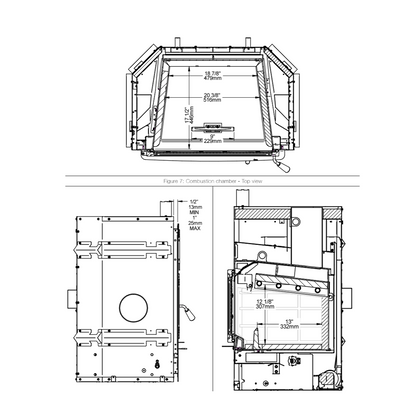 Valcourt Lafayette IIS Wood Burning Fireplace