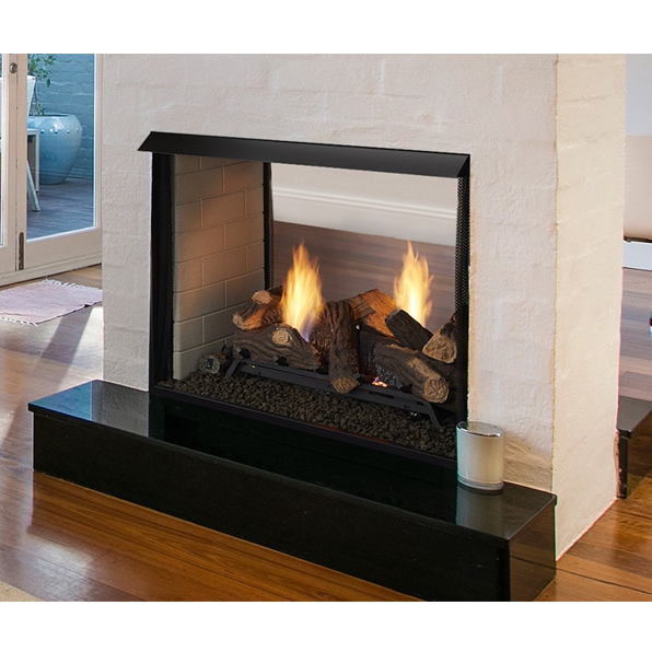 Monessen Lo-Rider See-Thru Vent Free Gas Firebox - LSTF36-B