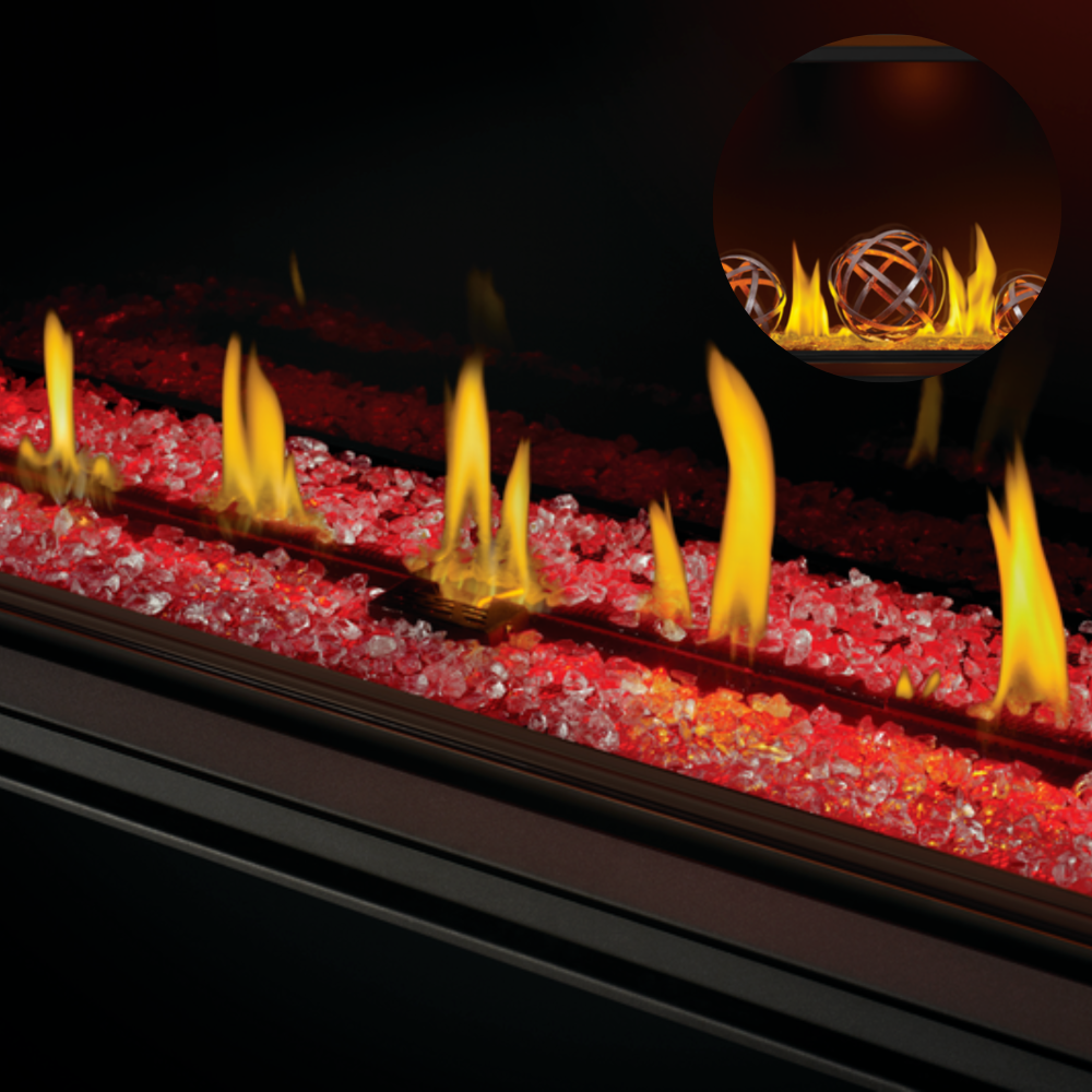 Napoleon Tall Vector 74 Linear Direct-Vent Gas Fireplace - TLV74N