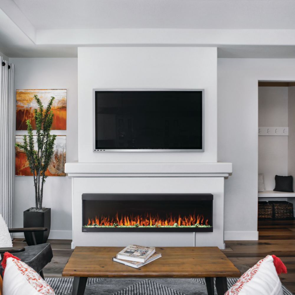 Napoleon Trivista Pictura 60 Wall Hanging Electric Fireplace - NEFL60H-3SV