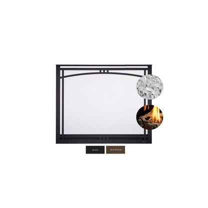 Majestic Meridian 42 Modern Direct Vent Gas Fireplace - MER42MN
