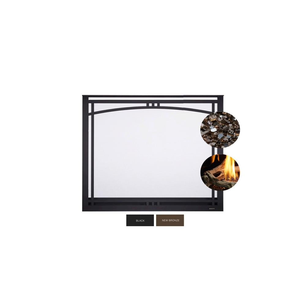 Majestic Meridian 42 Modern Direct Vent Gas Fireplace - MER42MN