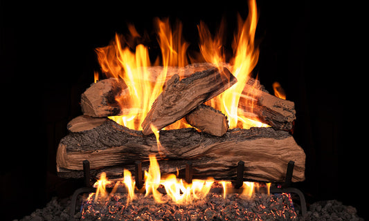 RealFyre 18 Inch Split Oak See-Thru Gas Logs
