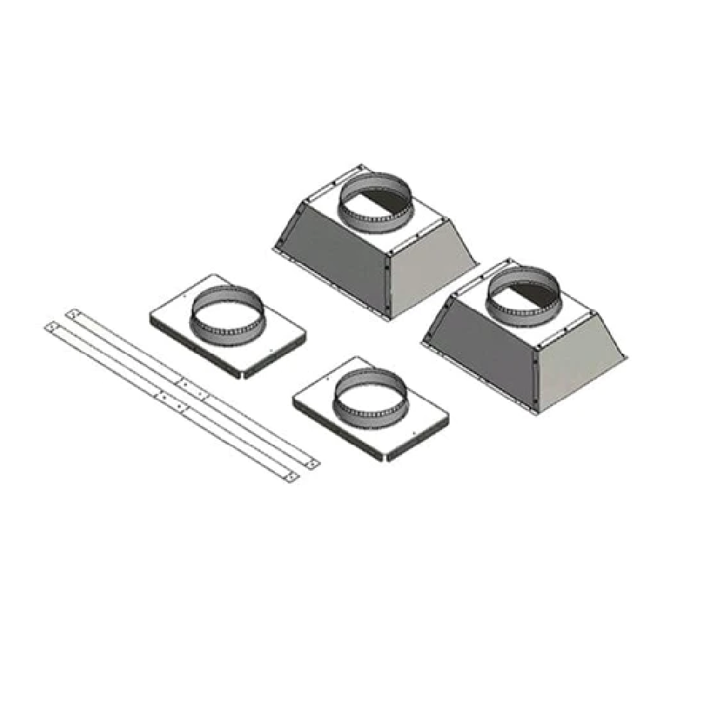 Napoleon Ducted Heat Management Termination Plates for 38 or 50 - DHMTP3850