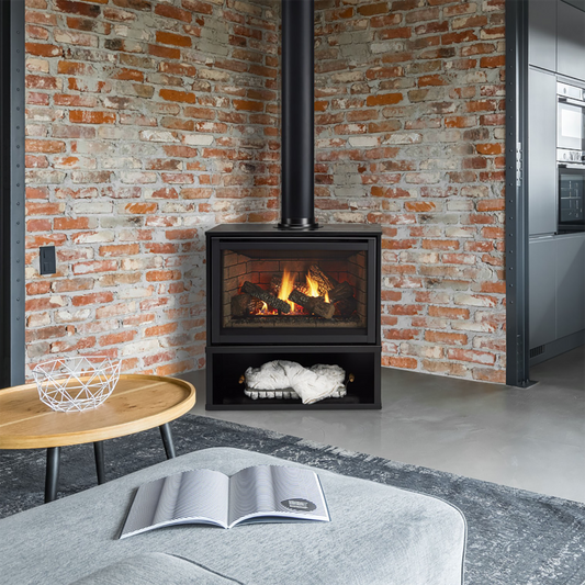 Majestic Trilliant 30 Freestanding Direct Vent Gas Fireplace - TRILLIANT30