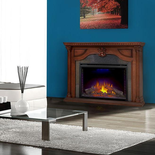 Napoleon The Aden Electric Fireplace and Mantel package | NEFP40-0714C