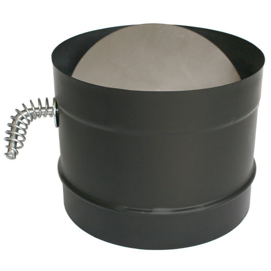 DuraVent DuraBlack 8" Diameter Black Damper Section | 8DBK-DS