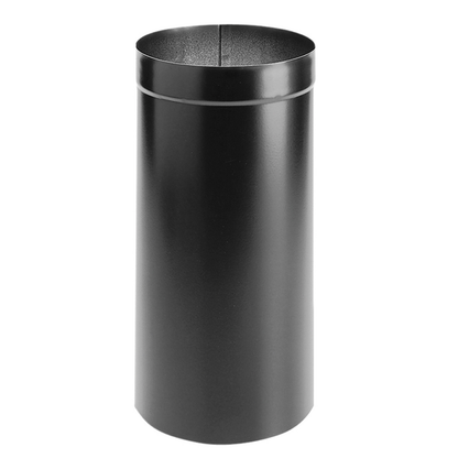 DuraVent DB 8" Diameter Black Oval-to-Round Adapter | 8DBK-ADOR