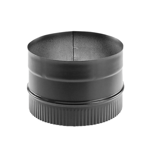 DuraVent DuraBlack 7" Diameter Black Stovetop Adapter | 7DBK-AD