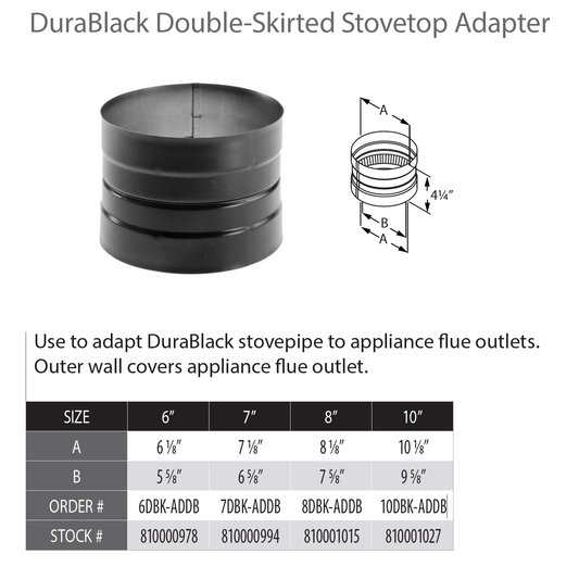 DuraVent DuraBlack 6 in. Chimney Stove Pipe Tee with Clean-Out Cap 6DBK-T -  The Home Depot