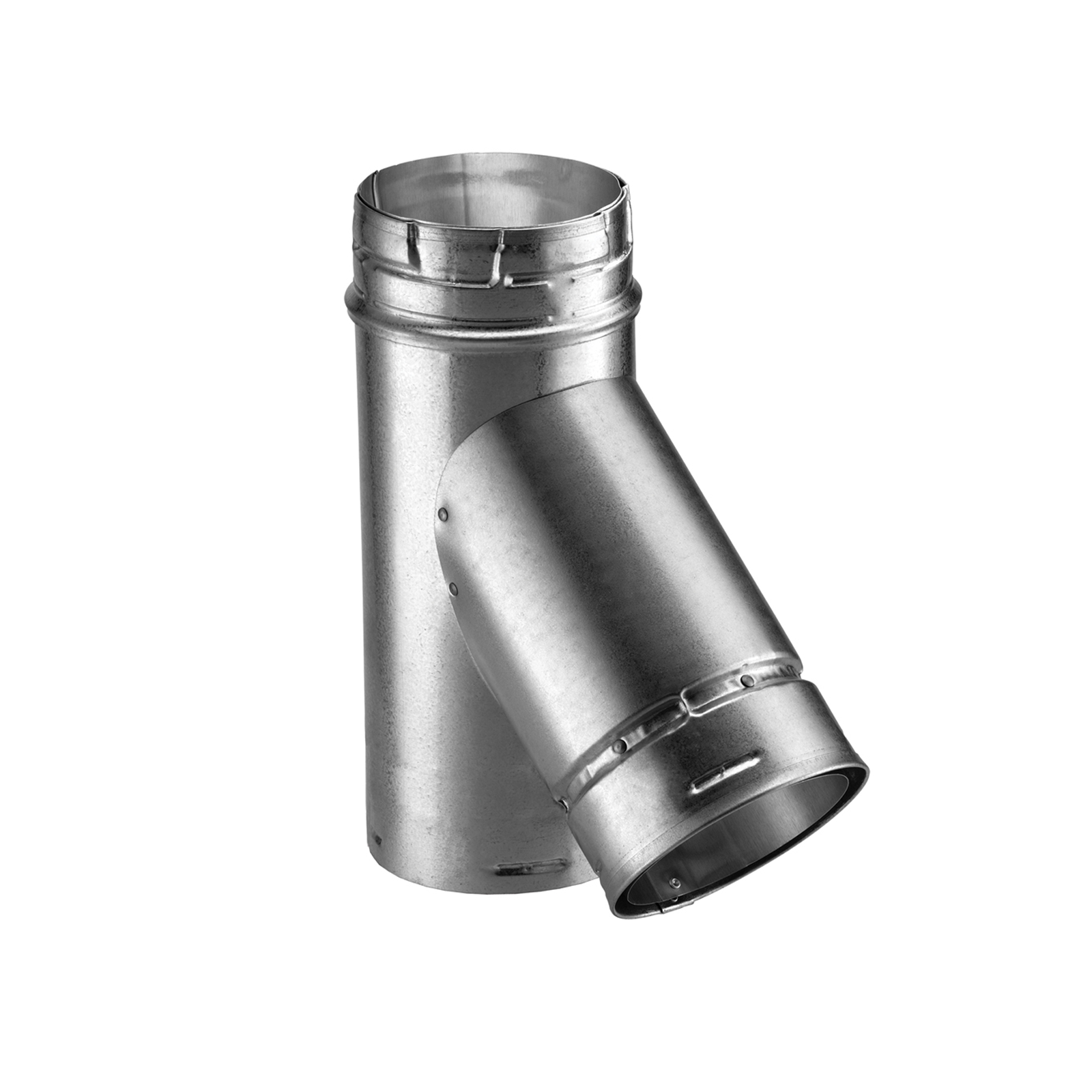 DuraVent Type B 4" x 4" x 4" Double-Wall WYE - 45 Degree Br | 4GVY44