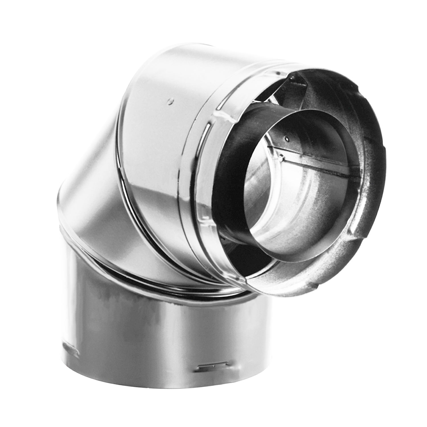 DuraVent DirectVent Pro Swivel Elbow - Galvanized | 46DVA-E90
